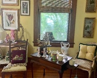 Tea table and chairs