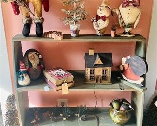 Really cute primitive Christmas items