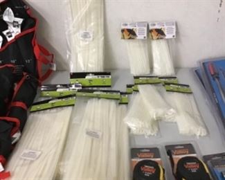 Plastic Zip Ties, Tape Measures 