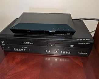Sony DVD and VHS/DVD combo 