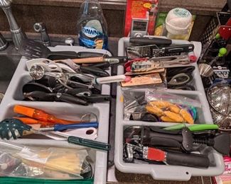 Kitchen utensils, lot of them!