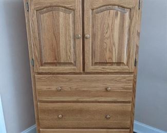 Tennessee Oak armoire 