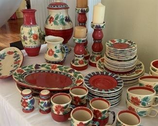 Set of Gail Pittman China for Beau Ravage 