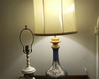 Antique lamps- pair