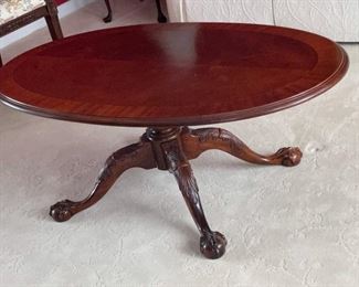 Ethan Allen Chippendale Style Coffee Table