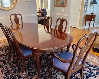 Ethan Allen Chippendale Style Dining Room Set