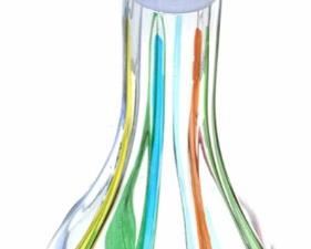 ZECCHIN Signed Handmade Italian Art Glass Decanter
