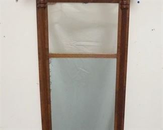 1150	ANTIQUE PERIOD FEDERAL 2 PART HANGING MIRROR, 36 1/2 IN X 18 1/2 IN
