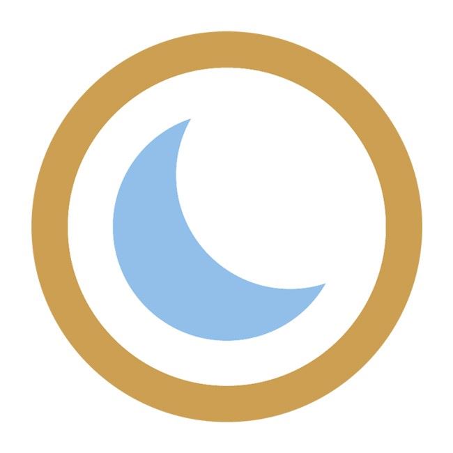best blue moon logo icon