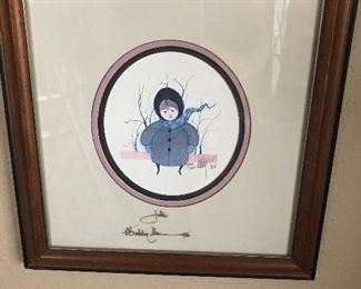 Pat Moss Buckley Lithograph