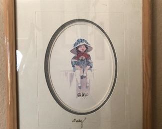 Pat Moss Buckley Lithograph