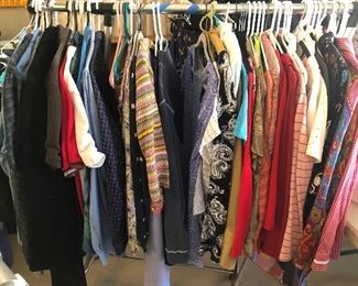 Lots of clothes
Ladies All Sizes from 2-2x
Girls clothes size 8-12
Men’s tall and thin 
