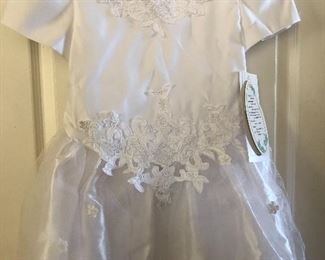 Baptism, 1st Communion, Flower Girls dresses 
New with tags, size 8
I have 4 of them! 
