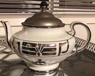 Art Deco tea pot