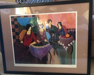 Serigraph Two by Two by Itzchak Tarkay, pencil signed