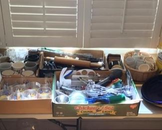 We still have lots of kitchen items.