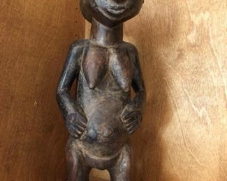 Vintage Africa Large, Heavy Wood Sculpture