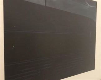 Connor Grove City Train Framed Black White Photo