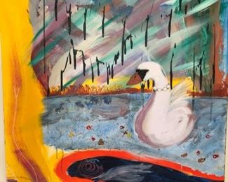 Jack Busby Snow Queen Original Painting 1rst Panel