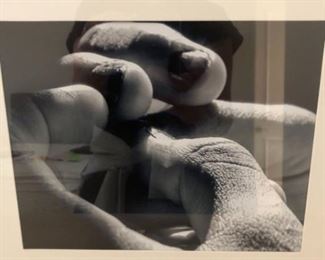 Connor Grove Framed Black and White Hand Photo