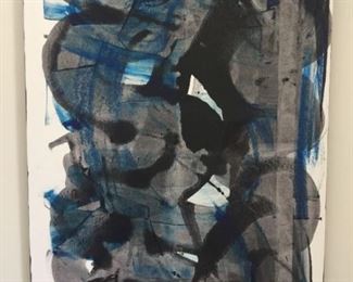 Connor Grove Original Train Yard Painting