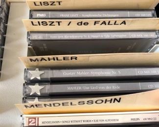 Mendelssohn, Mahler, Liszt