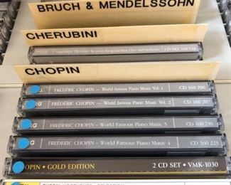 Chopin, Cherubini, Bruck Mendelssohn CDs