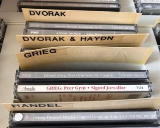 Handle, Grieg, Dvorak Haydn, Debussy CDs