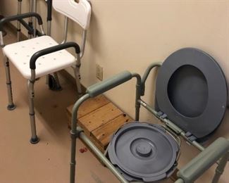 Medical Supplies Portable Commode, Shower Chair, Walker