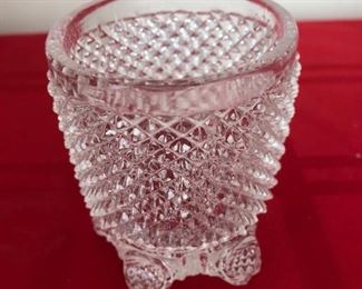 1830s Antique Crystal Votive