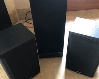 Yamaha Subwoofer Polk Audio Speakers