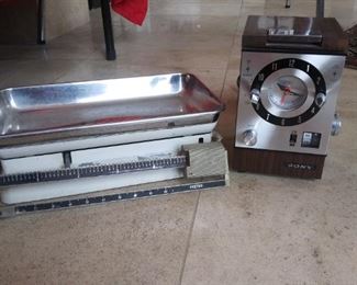 Vintage Sony Radio French Scale