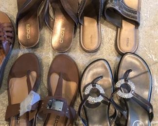 Browns Copper Toned Womens Shoes