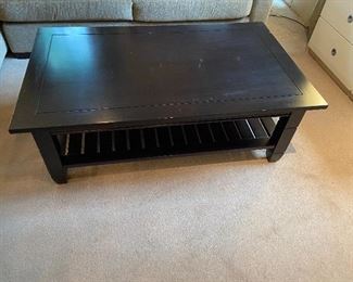 Ligna Furniture cocktail table.  Table measures 30” x 50” x 18” high.  $290