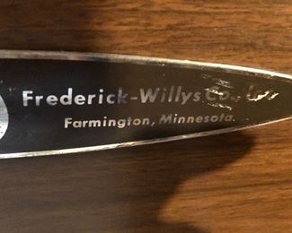 Frederick Willy's Label
