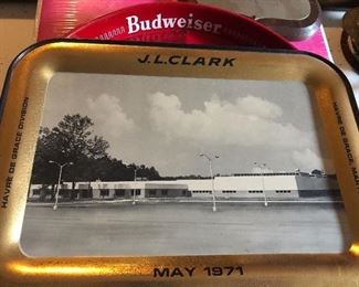 J.L. Clark 1974 Beer Tray
