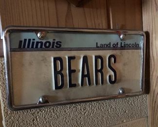 Illinois Bears License Plate