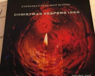 Christmas Vespers Evergreen Park High School1966 LP