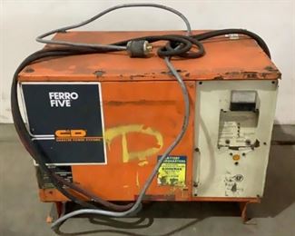 Located in: Chattanooga, TN
MFG GNB Batteries
Model GTC12-600S1
Ser# 87B1108
Power (V-A-W-P) 208/240/480V - 22/19.5/10A - 60Hz - 1P
24V Battery Charger
Size (WDH) 23"W x 19"D x 25"H
*Marked Parts*
**Sold as is Where is**
Unable To Test