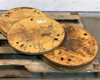 Located in: Chattanooga, TN
Metal Plates
Size (WDH) 24"Dia. x 1"Thick
**Sold As Is Where Is**