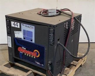 Located in: Chattanooga, TN
MFG General
Model SC3-12-960
Ser# BH83799
Power (V-A-W-P) 60Hz, 3Ph, 208/240/480V, 17/15/8A
Battery Charger
**Sold As Is Where Is**

SKU: D-1-A
Unable to Test