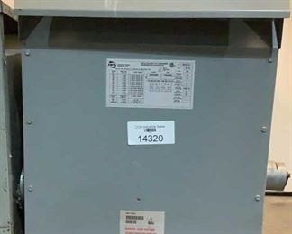 Located in: Chattanooga, TN
MFG Hammond Power Solutions
Model MF037LE
Power (V-A-W-P) V-240/480
Rating KVA - 37.5
Transformer
*Sold As Is Where Is*
Unable to Test