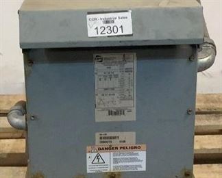 Located in: Chattanooga, TN
MFG Hammond Power Solutions
Model NMK015KB
Ser# CB00642725
Power (V-A-W-P) V - 480, Three Phase
Rating KVA - 15
Transformer
*Sold As Is Where Is*

SKU: L-6-E
Unable to Test