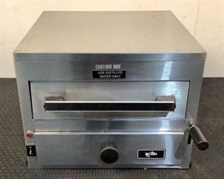 Located in: Chattanooga, TN
MFG Star
Model 9C-NFS
Ser# NES01697
Power (V-A-W-P) 120V, 1650W
Steamer
Size (WDH) 16-1/2"Wx17"Dx13"H
*Sold As Is Where Is*

SKU: L-4-C
Tested-Works