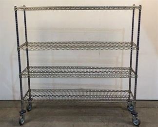Located in: Chattanooga, TN
MFG Metro
Rolling Metal Wire Rack
Size (WDH) 60"Wx18"Dx60"H
*Sold As Is Where Is*

SKU: L-WALL