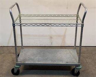 Located in: Chattanooga, TN
Rolling Metal Wire Cart
Size (WDH) 36"Wx18"Dx32"H
*Sold As Is Where Is*

SKU: I-WALL
