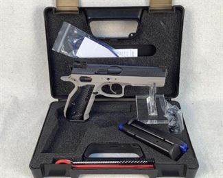 Serial - E038189
Mfg - CZ Shadow 2
Model - Urban Grey 9x19
Barrel - 4.89"
Capacity - 17
Magazines - 3
Type - Pistol
Located in Chattanooga, TN
Condition - 1 - New
This lot contains a CZ Shadow 2 Urban Grey chambered in 9x19. Following the Shadows popularity CZ made improvements with a higher beavertail and undercut trigger guard, the shooter’s hand is able to be as close to the bore axis as possible. With a contoured slide, the majority of the reciprocating mass is also centered on the bore, equating to less muzzle flip. Increased weight at the dust cover/rail also helps keep the muzzle down. The Shadow 2’s swappable mag release has an adjustable, extended button with three settings to allow shooters to set it in the spot most comfortable for them. Best of all, new trigger components give smooth DA and crisp, clean SA while drastically reducing trigger reset. A hardy nitride finish coats the entire pistol, leaving it nearly impervious to corrosion, with an Urban Grey Polycoat on the fr