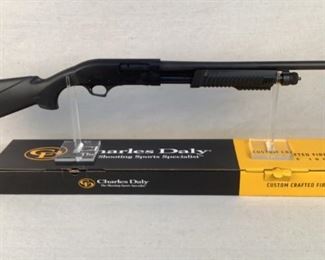 Serial - 20PA12V-2209
Mfg - Charles Daly Honcho
Model - XL Shotgun
Caliber - 12 Gauge
Barrel - 18.5"
Capacity - 5+1
Type - Shotgun, Pump Action
Located in Chattanooga, TN
Condition - 1 - New
This is a Charles Daly Honcho XL shotgun chambered in 12 Gauge. This shotgun features black synthetic furniture, an 18.5" barrel, and a picatinny section on the foreend for lights/lasers.