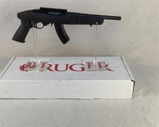 Serial - 492-13141
Mfg - Ruger
Model - 22 Charger Pistol
Caliber - 22 Long Rifle
Barrel - 10"
Capacity - 15+1
Magazines - 1
Type - Pistol
Located in Chattanooga, TN
Condition - 1 - New
This lot contains a Ruger 22 Charger pistol chambered in 22 LR. This pistol takes standard Ruger 10/22 magazines, features a threaded barrel, picatinny rail for optics, and comes with a bipod for increased accuracy when bench shooting. This pistol comes with a 15 round magazine.