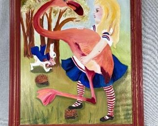 Alice in Wonderland Painting